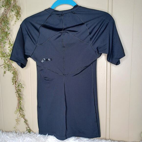 Asics INNER MUSCLE Motion Support Women Compression Top Short Sleeve Black S - Picture 3 of 8